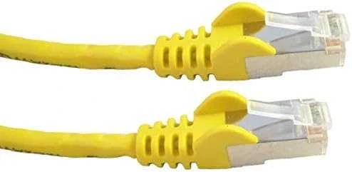 PremiumCord PREMIUMCORD Patch kabelis CAT6a S-FTP, RJ45-RJ45, AWG 26/7 0,25m žluta