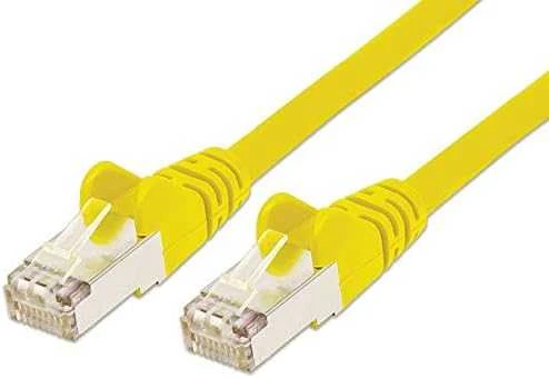 PremiumCord PREMIUMCORD Patch kabelis CAT6a S-FTP, RJ45-RJ45, AWG 26/7 0,25m žluta