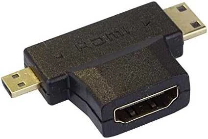 T formos HDMI Micro ir standartinis adapteris