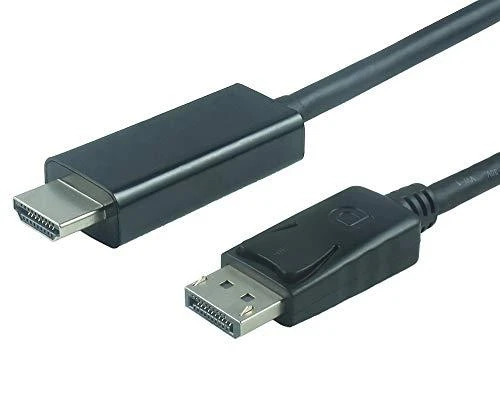 PremiumCord DisplayPort ir HDMI laido jungtys