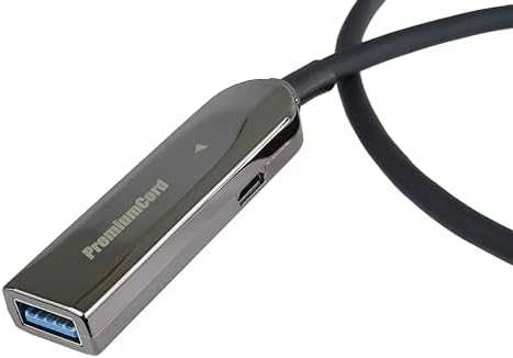 PREMIUMCORD kabelis USB3.0 + 2.0 prailginimo optinis AOC kabelis A/Male - A/Moteris 15m