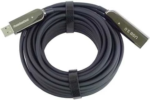PREMIUMCORD kabelis USB3.0 + 2.0 prailginimo optinis AOC kabelis A/Male - A/Moteris 15m