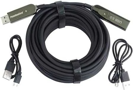 PREMIUMCORD kabelis USB3.0 + 2.0 prailginimo optinis AOC kabelis A/Male - A/Moteris 15m