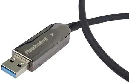 PREMIUMCORD kabelis USB3.0 + 2.0 prailginimo optinis AOC kabelis A/Male - A/Moteris 15m