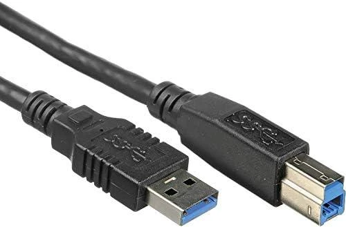 PremiumCord USB-A – USB-B USB laidas 5 m juodas (ku3ab5bk)
