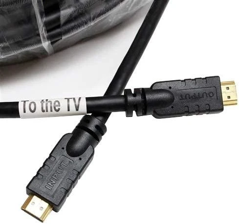 PremiumCord HDMI laidas su Input ir Output žymėjimu