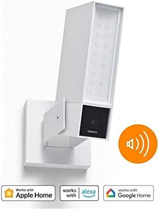 Netatmo išmanioji lauko kamera su sirena, balta