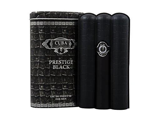 Cuba Prestige Juodas EDT tualetinis vanduo vyrams, 90 ml
