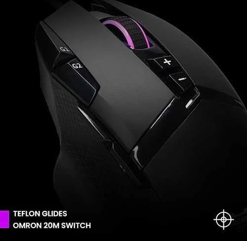 Omron PREYON Falcon Gaming su laidu žaidimų pelė| 12400 DPI