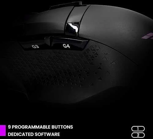Omron PREYON Falcon Gaming su laidu žaidimų pelė| 12400 DPI
