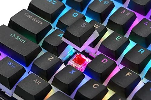 PREYON Raudona Blitz Claw TKL laidinė mechaninė klaviatūra (US, Gateron Raudona)