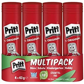 Pritt Klijai lazdelėje Multipack 4 x 43 g 9H PK8MP