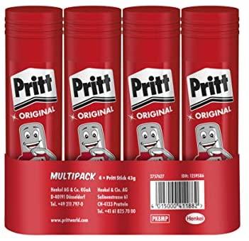 Pritt Klijai lazdelėje Multipack 4 x 43 g 9H PK8MP