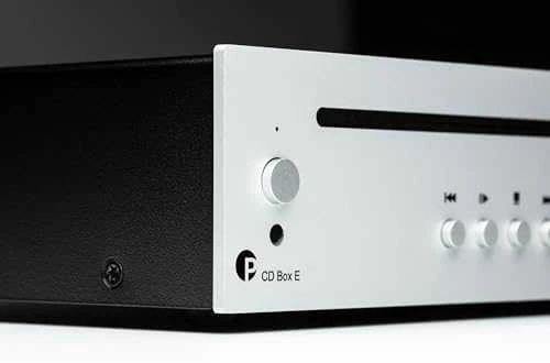 Pro-ject CD Box E - Minimalistyczny CD grotuvas, sidabrinė