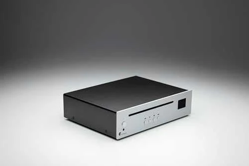 Pro-ject CD Box E - Minimalistyczny CD grotuvas, sidabrinė