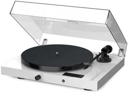 Rinkinys HiFi Pro-Ject JukeBox E1 (baltos spalvos) - kompletny system audio stereo su gramofonem