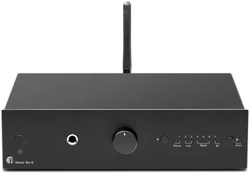 „Pro-Ject STEREO BOX E“ – minimalistinis integruotas stiprintuvas – „Sidabrine“