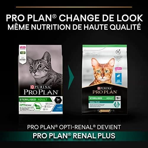 Purina Pro Plan OPTIDIGEST Sterilised Adult Cat 1.5kg, suaugusių sterilizuotų kačių sausas pašaras su triušiena 12524320