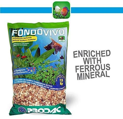 Prodac Fondo Vivo natūralus substratas su moliu 1,5kg