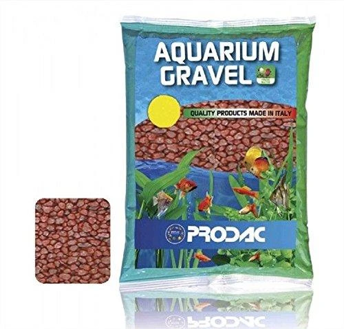 Prodac raudonas akvariumo gruntas 2,5 kg pakuotė
