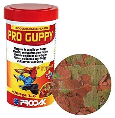 Prodac Pro Guppy smulkūs dribsniai gupijoms 250ml 50g