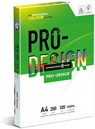 Pro-Design A4 formato atlasinis kopijavimo popierius Pro-Design 120g /250 lapų/