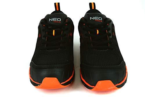 Półbuty Darbiniai batai Neo S1, juodi/oranžiniai