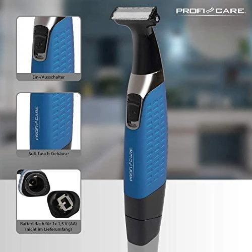ProfiCare Body hair trimmer PC-BHT 3074 mėlynas/juodas