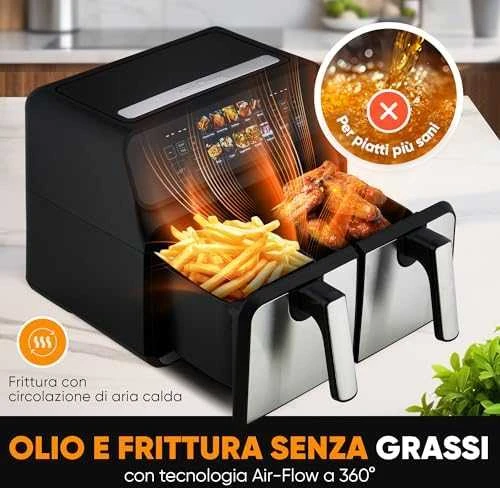 Profi Cook PROFICOOK PC-FR 1287 H riebalų neturinti gruzdintuvė