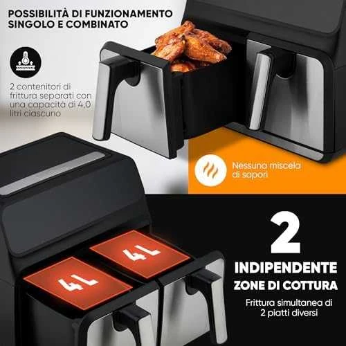 Profi Cook PROFICOOK PC-FR 1287 H riebalų neturinti gruzdintuvė