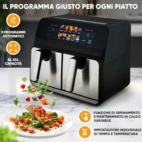 Profi Cook PROFICOOK PC-FR 1287 H riebalų neturinti gruzdintuvė