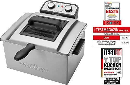 Gruzdintuvė Clatronic ProfiCook PC-FR 1038 dviguba atskira 3000 W Sidabrinė