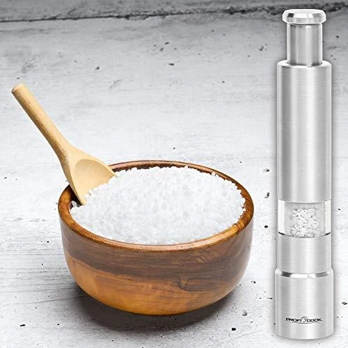 Profi Cook ProfiCook PC-PSM 1160 Salt & pepper grinder set Nerūdijantis plienas, Transparent