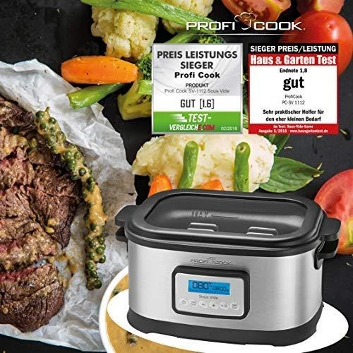 Clatronic ProfiCook PC-SV 1112 8 L 520 W Juodas, Nerūdijantis plienas