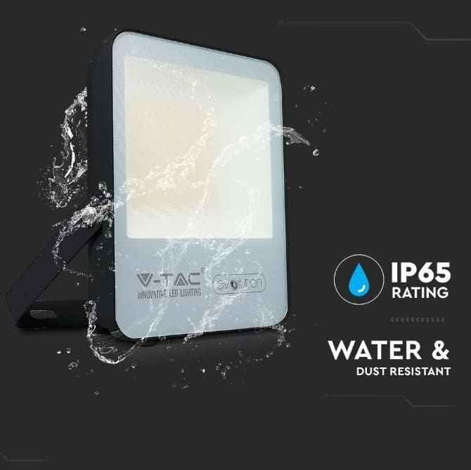 V-tac 30W LED prožektorius, juodu korpusu, 6400K, IP65