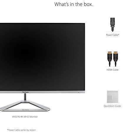 Monitorius ViewSonic VX3276-4K-mhd-2 – 60Hz | 4K | VA | 32''