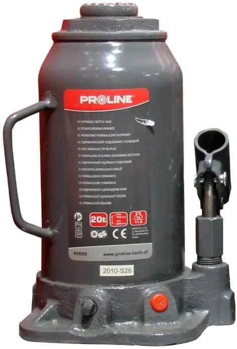 Podnośnik Hidraulinis stulpų keltuvas 20t 235-445mm (8.6kg) ce proline