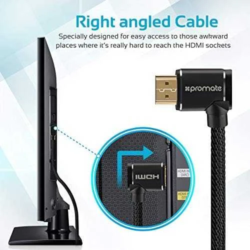 Kabelis Promate HDMI - HDMI 3m juoda (proLink4K1-300)