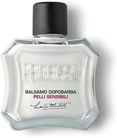 Jautrios odos balzamas po skutimosi Proraso White Line After Shave Balm, 100 ml