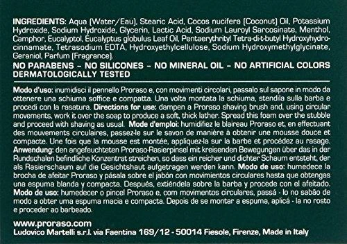 Proraso Green Line Gaivinamasis skutimosi muilas indelyje, 150 ml