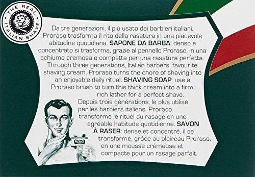 Proraso Green Line Gaivinamasis skutimosi muilas indelyje, 150 ml