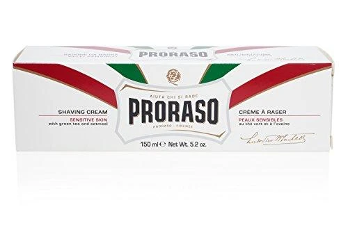 Raminantis skutimosi kremas jautriai odai, Proraso Baltas Line Shaving, 150 ml