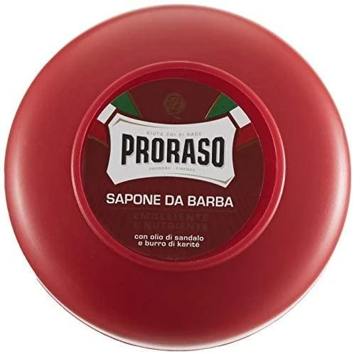 Proraso Red Line Shaving Soap In a Jar Odą maitinantis skutimosi muilas, 150 ml
