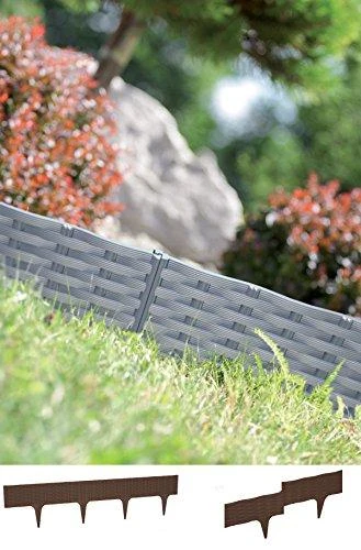 PROSPERPLAST SODO KRAŠTAS 3,9m RATAN GARDEN BORDER RUDAS