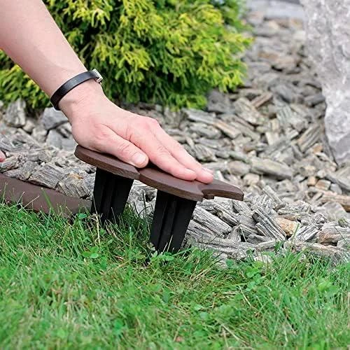 PROSPERPLAST PALISADA OGRODOWA PŁASKA 2 BRĄZOWA 3,8m