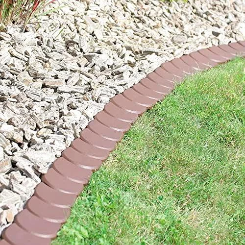 PROSPERPLAST PALISADA OGRODOWA PŁASKA 2 BRĄZOWA 3,8m