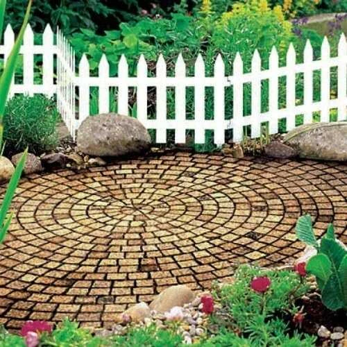 Prosperplast Dekoratyvinė plastikinė sodo tvorelė „Garden Classic“ 3,5 m (ruda)