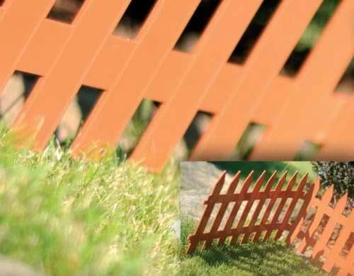Prosperplast Dekoratyvinė plastikinė sodo tvorelė „Garden Classic“ 3,5 m (ruda)