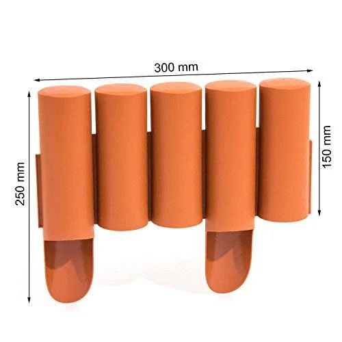 PROSPERPLAST PALISADA OGRODOWA PLUS TERAKOTA 2,35m