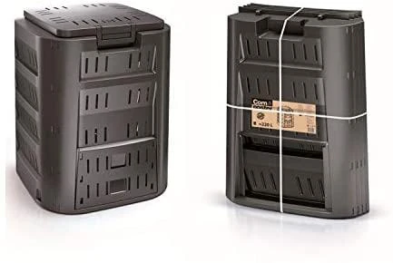 PROSPERPLAST komposto dėžė 380L Juoda 82 x 72 x 72cm